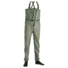 100% Waterproof Breathable Fishing Chest Wader with Neoprene Stocking